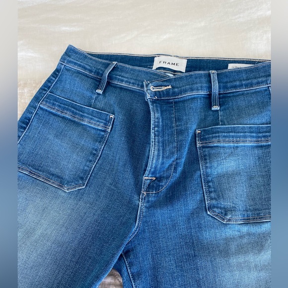 Frame jeans denim, Le Bardot Crop Flare 27 - Picture 2 of 5